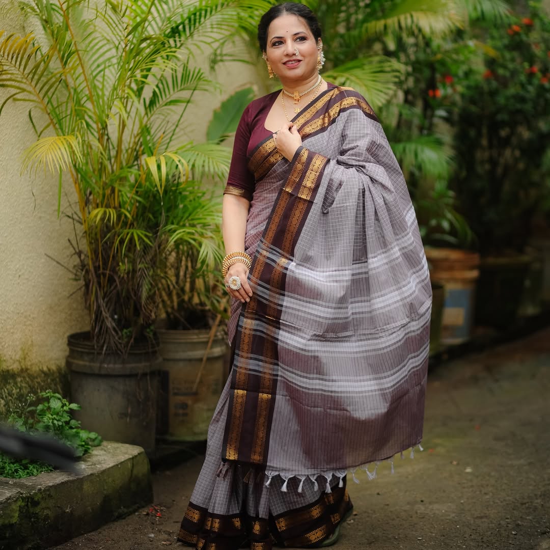 Kanchi Cotton Saree