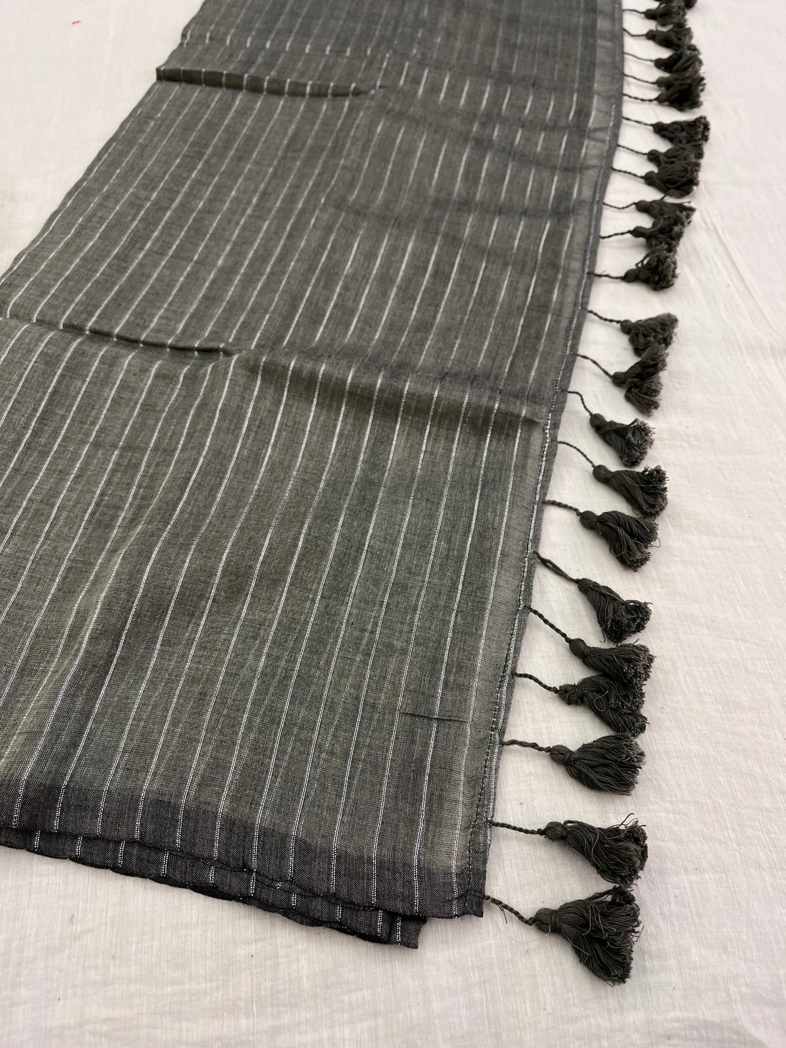 Zari Lines mul Cotton Saree