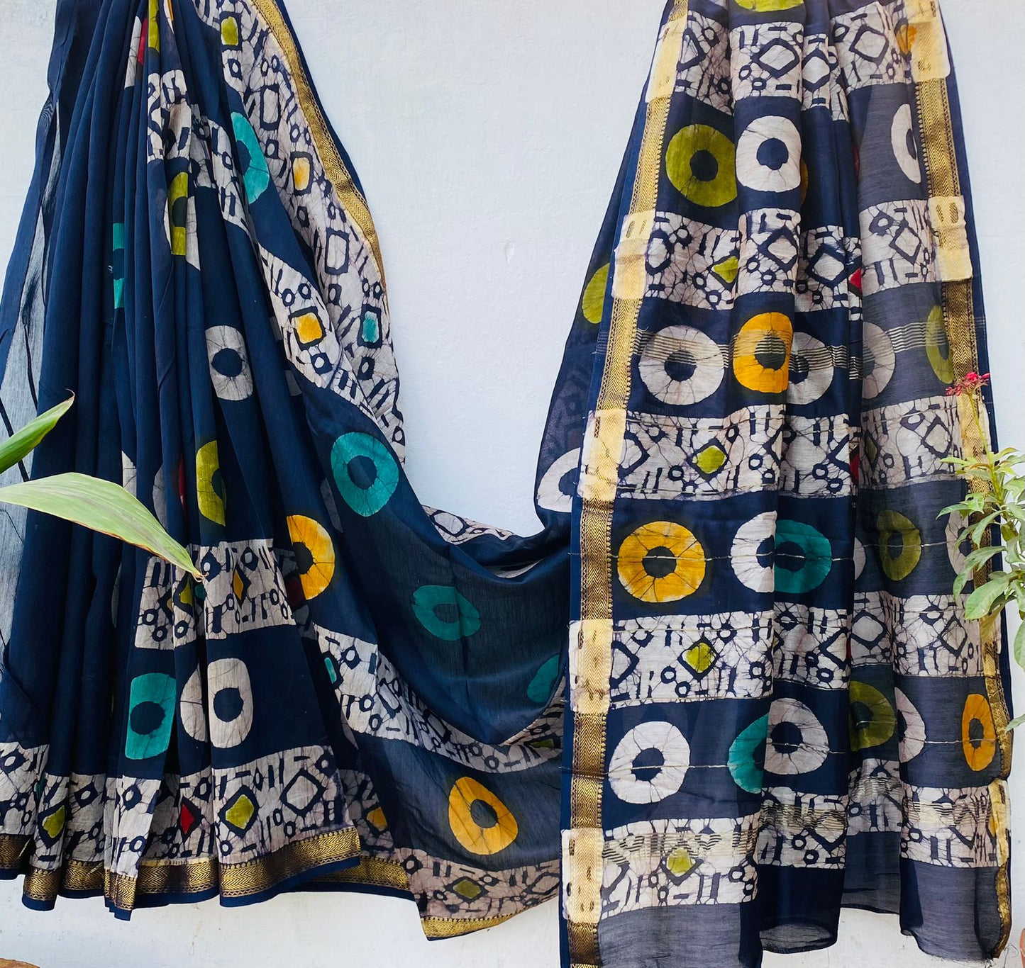 Maheswari Handblock silk sarees