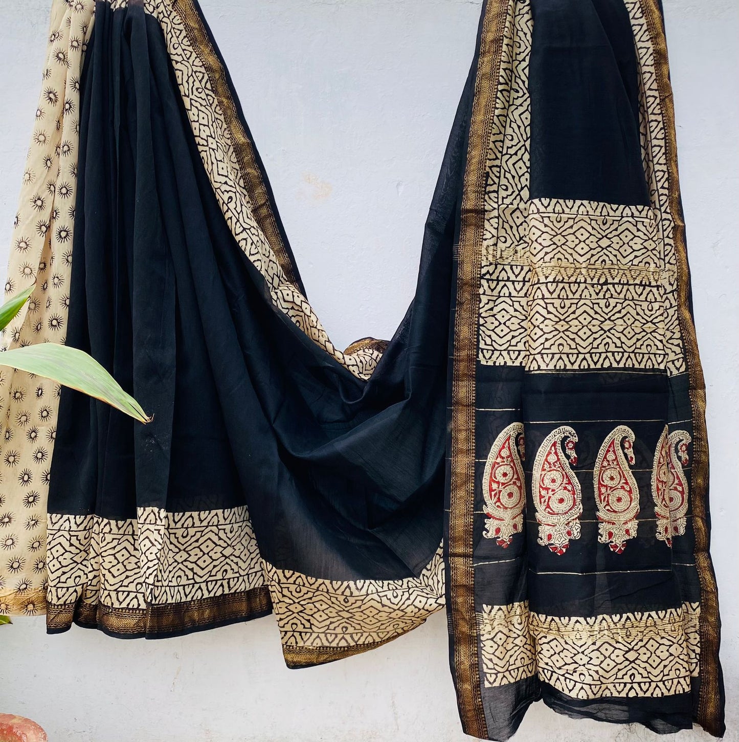 Maheswari Handblock silk sarees