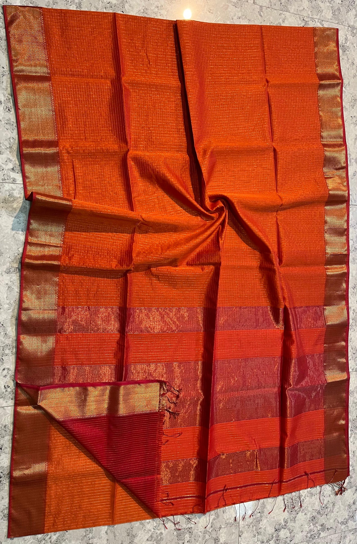 Maheshwari Silk Cotton Saree