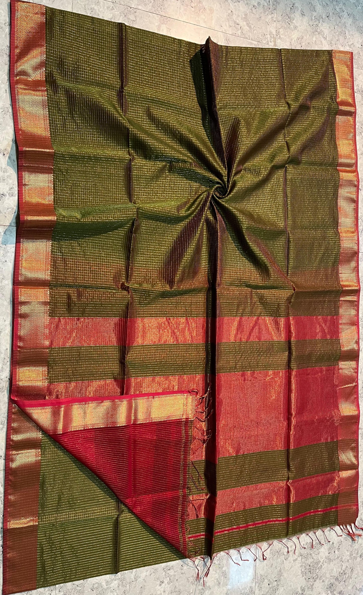 Maheshwari Silk Cotton Saree