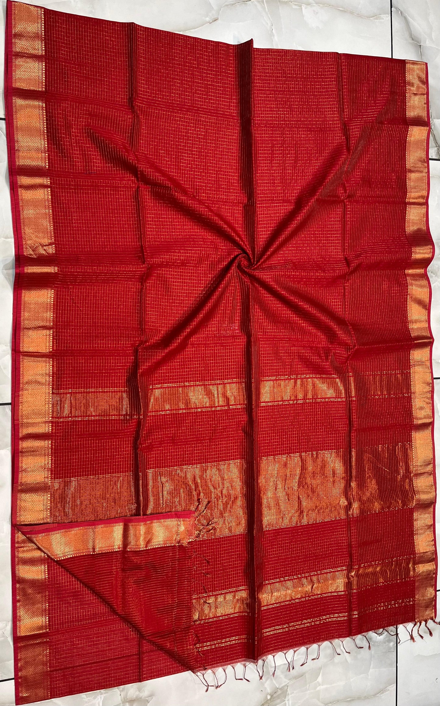 Maheshwari Silk Cotton Saree