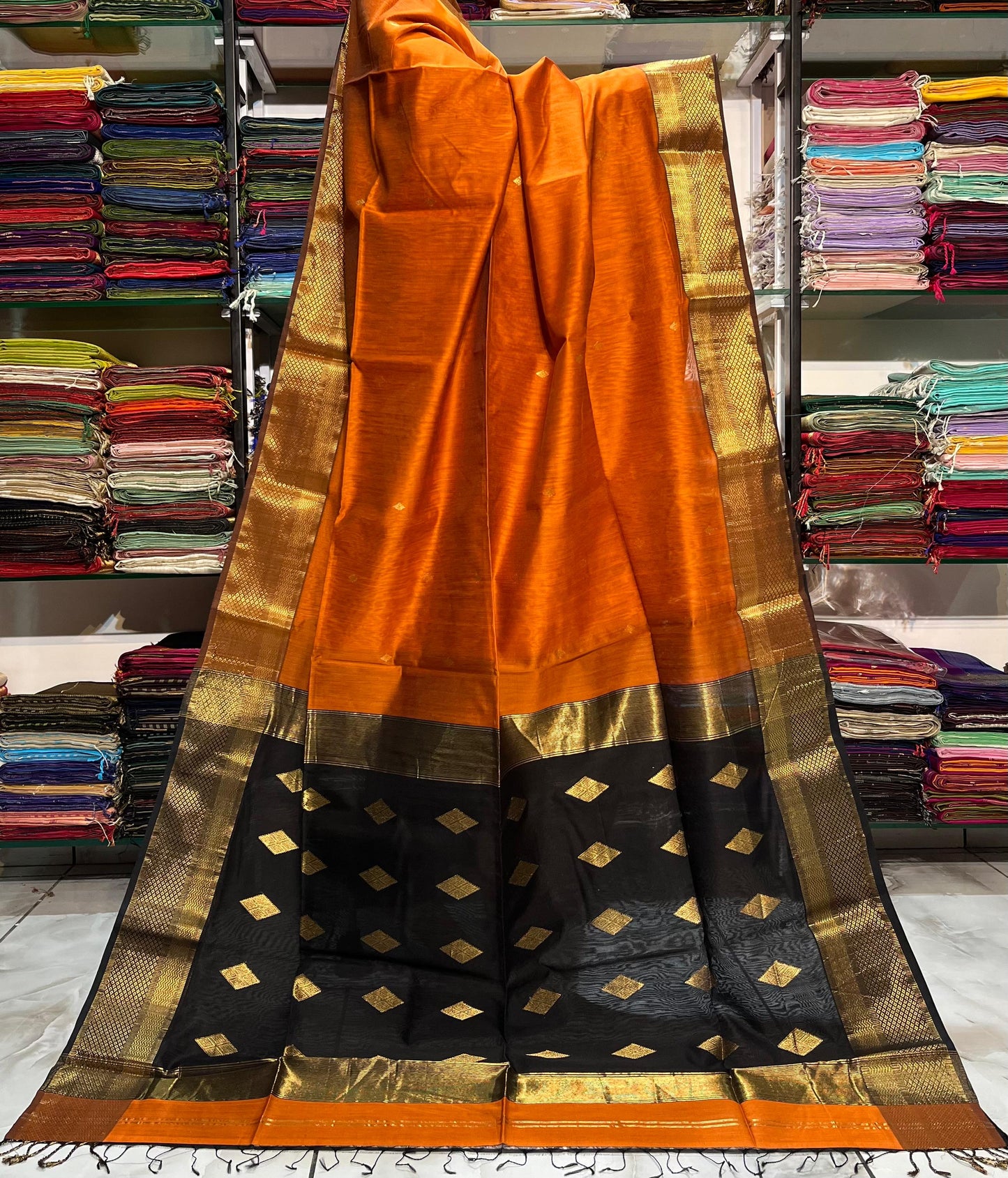 Maheshwari Silk Cotton Saree