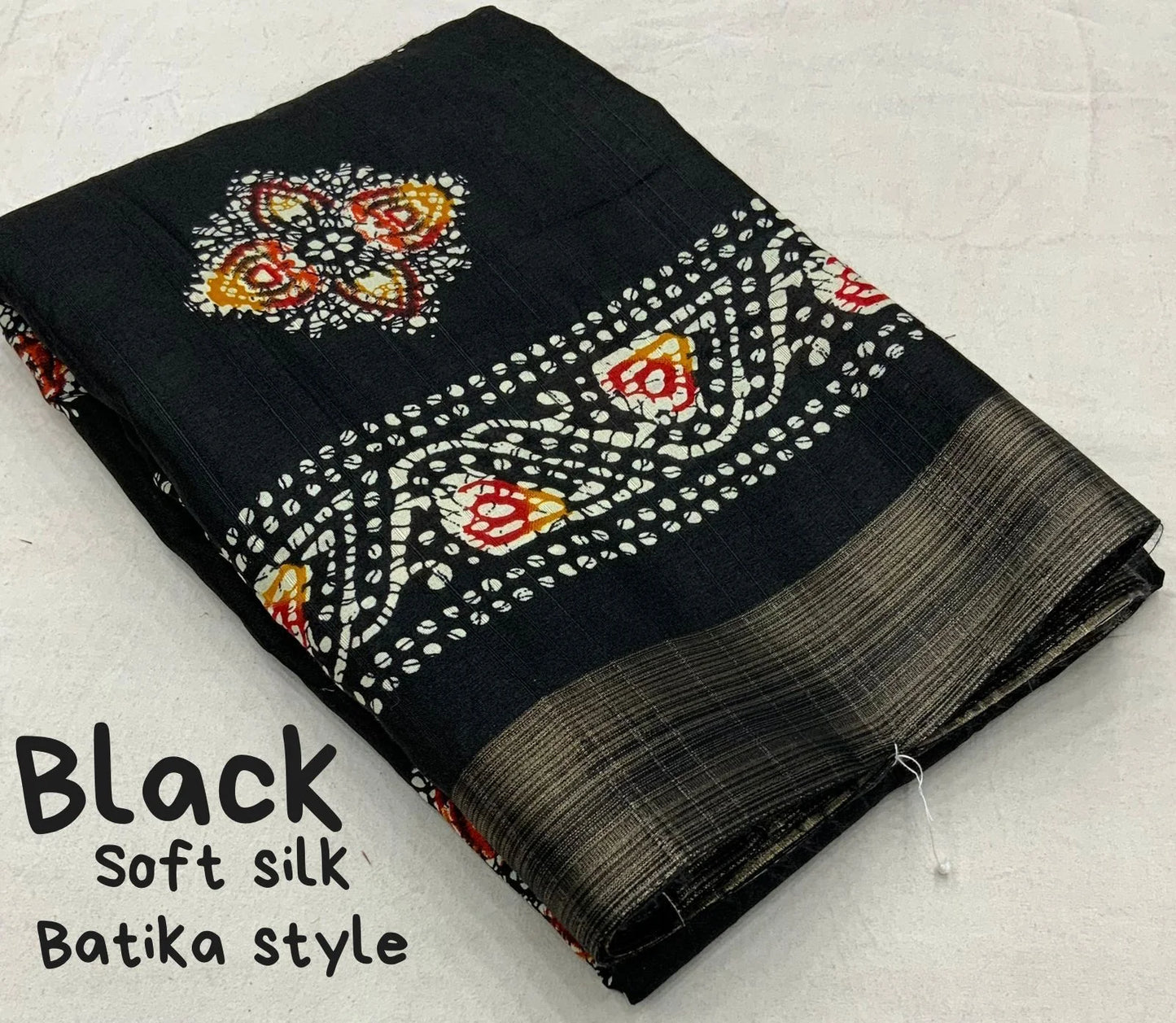 batik handloom saree