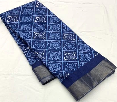 INDIGO SPECIAL BATIK PRINT SAREE