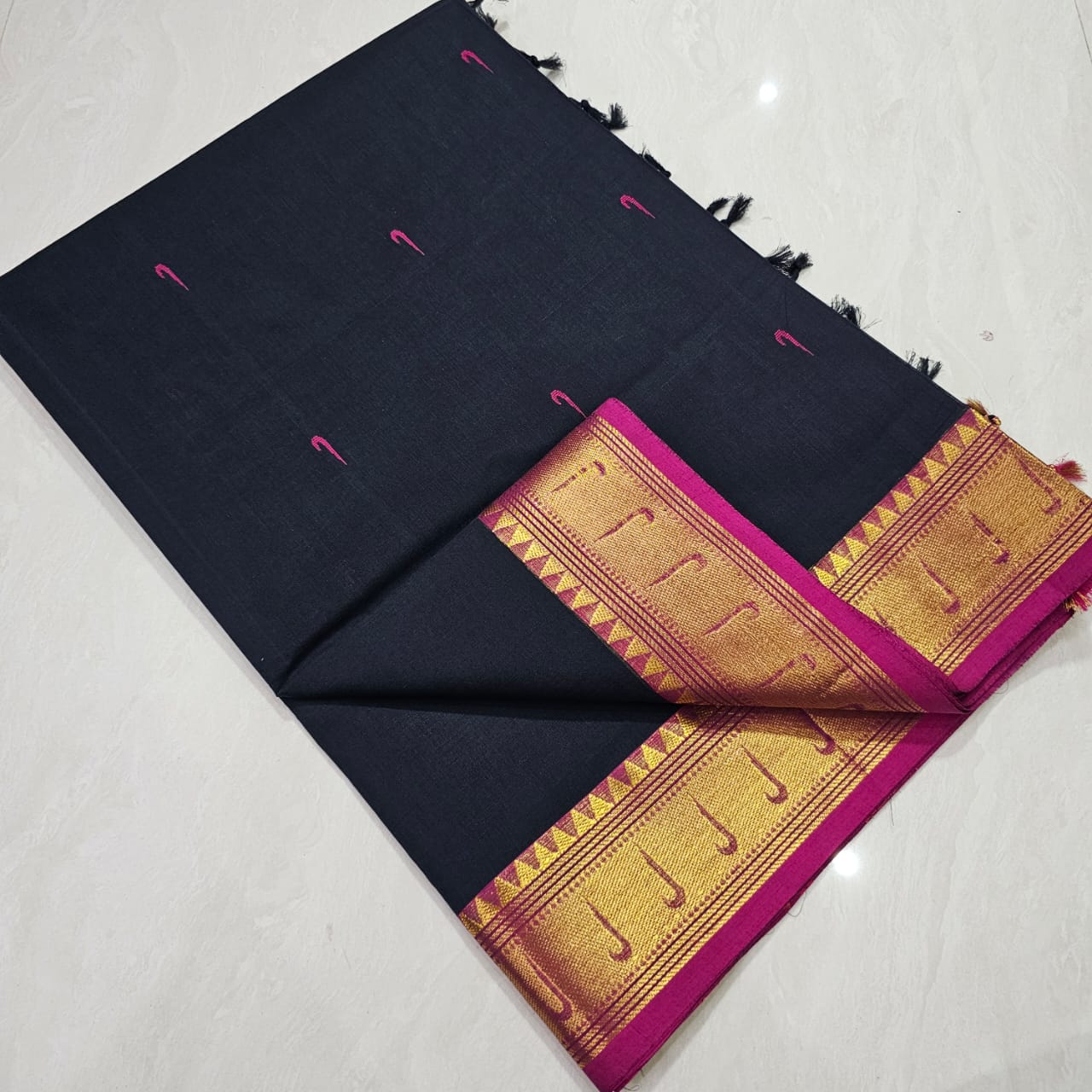 Pure Handloom Kanchi Cotton sarees