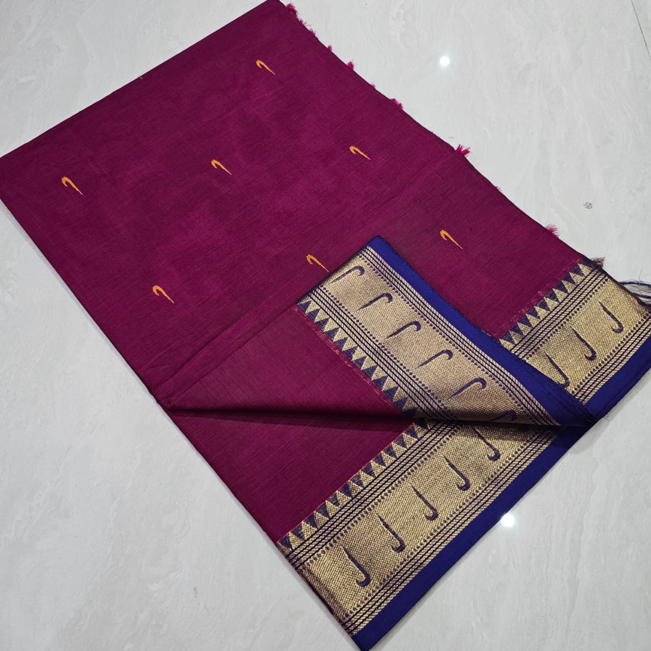 Pure Handloom Kanchi Cotton sarees