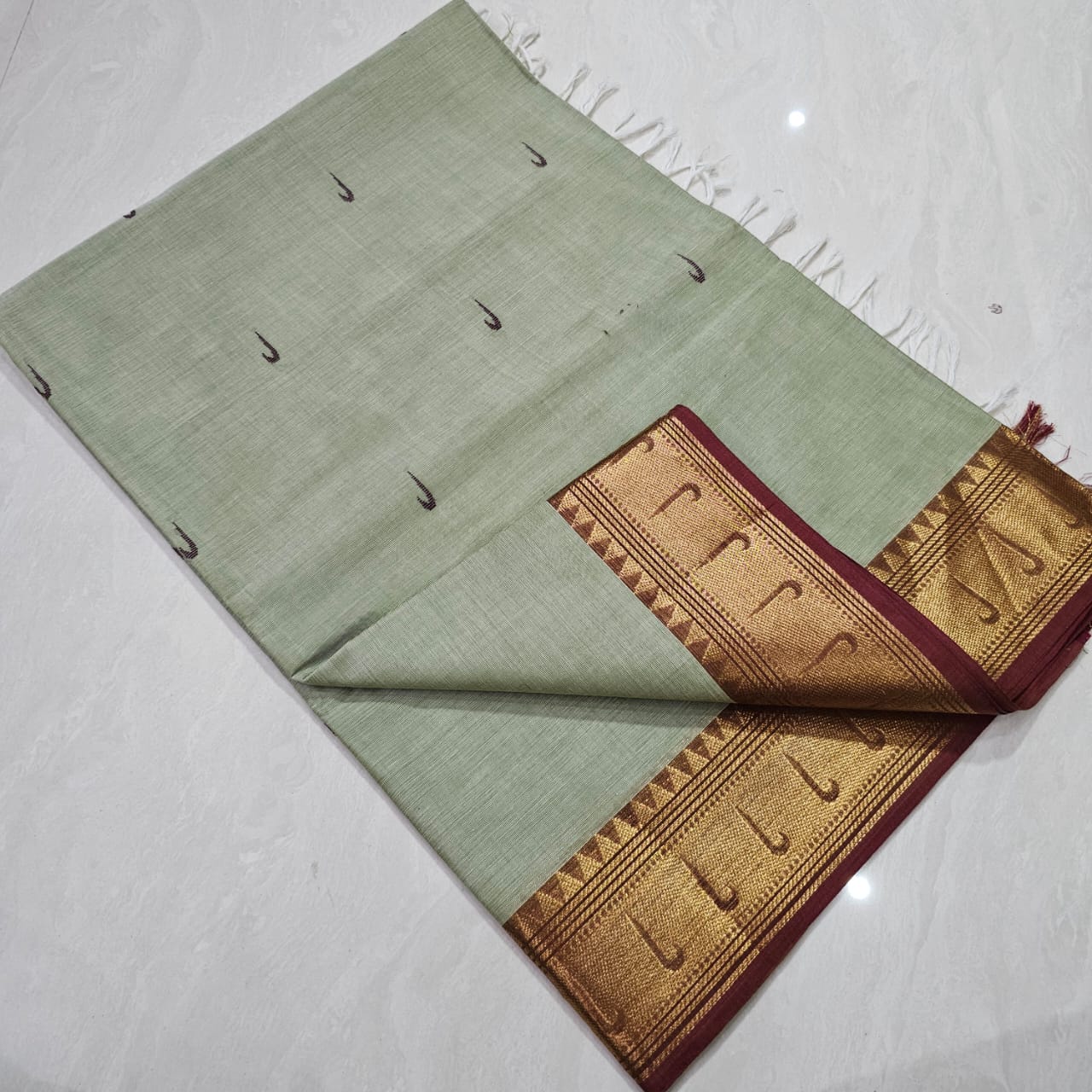 Pure Handloom Kanchi Cotton sarees