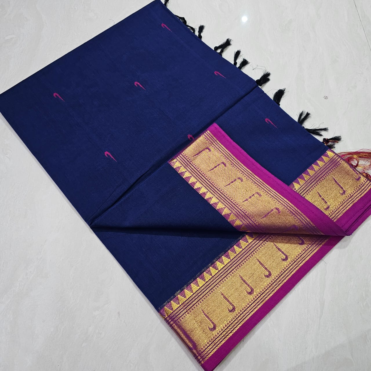 Pure Handloom Kanchi Cotton sarees