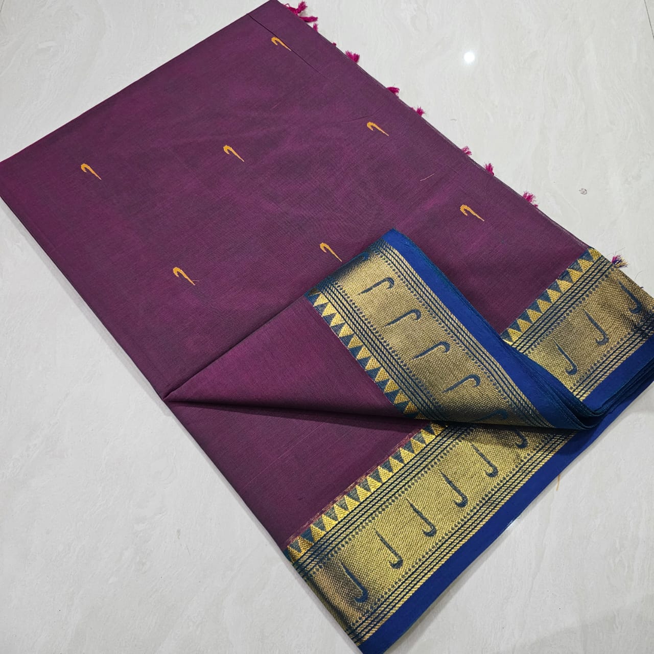 Pure Handloom Kanchi Cotton sarees