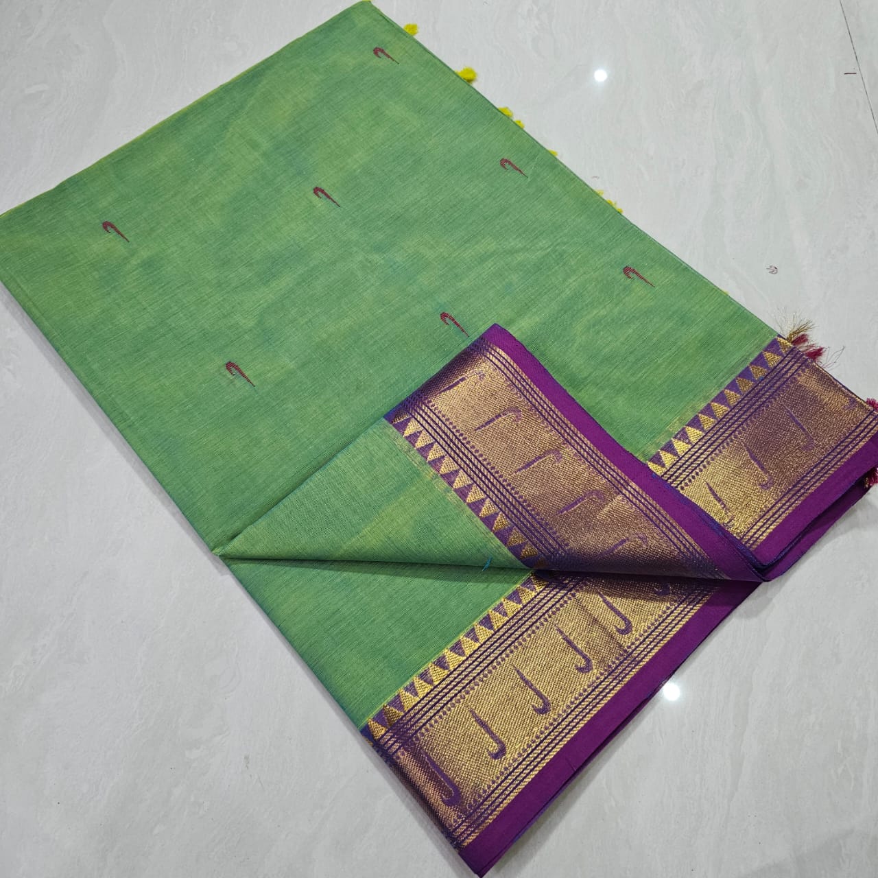 Pure Handloom Kanchi Cotton sarees