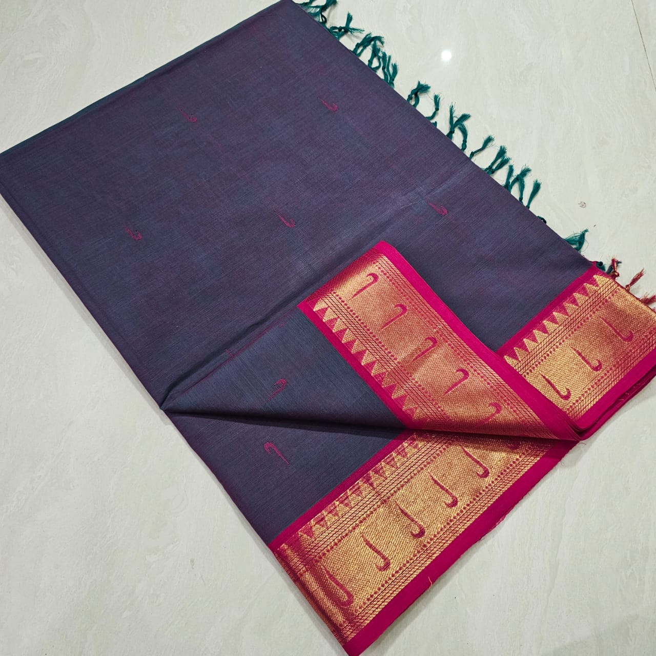 Pure Handloom Kanchi Cotton sarees