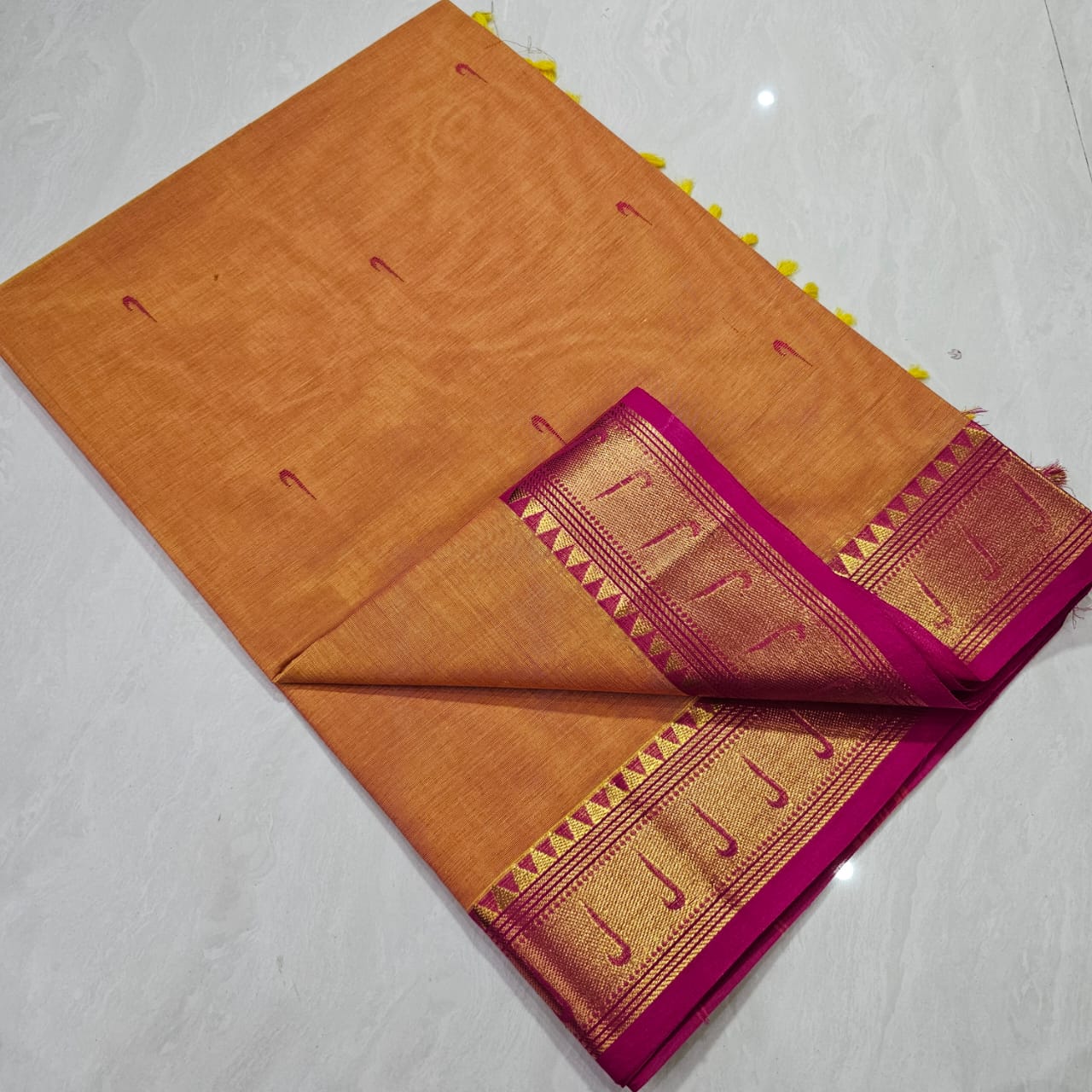 Pure Handloom Kanchi Cotton sarees