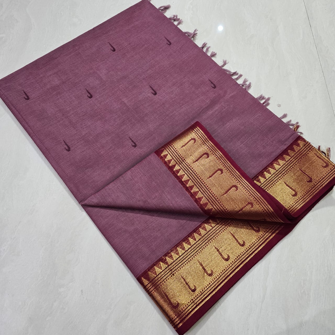 Pure Handloom Kanchi Cotton sarees