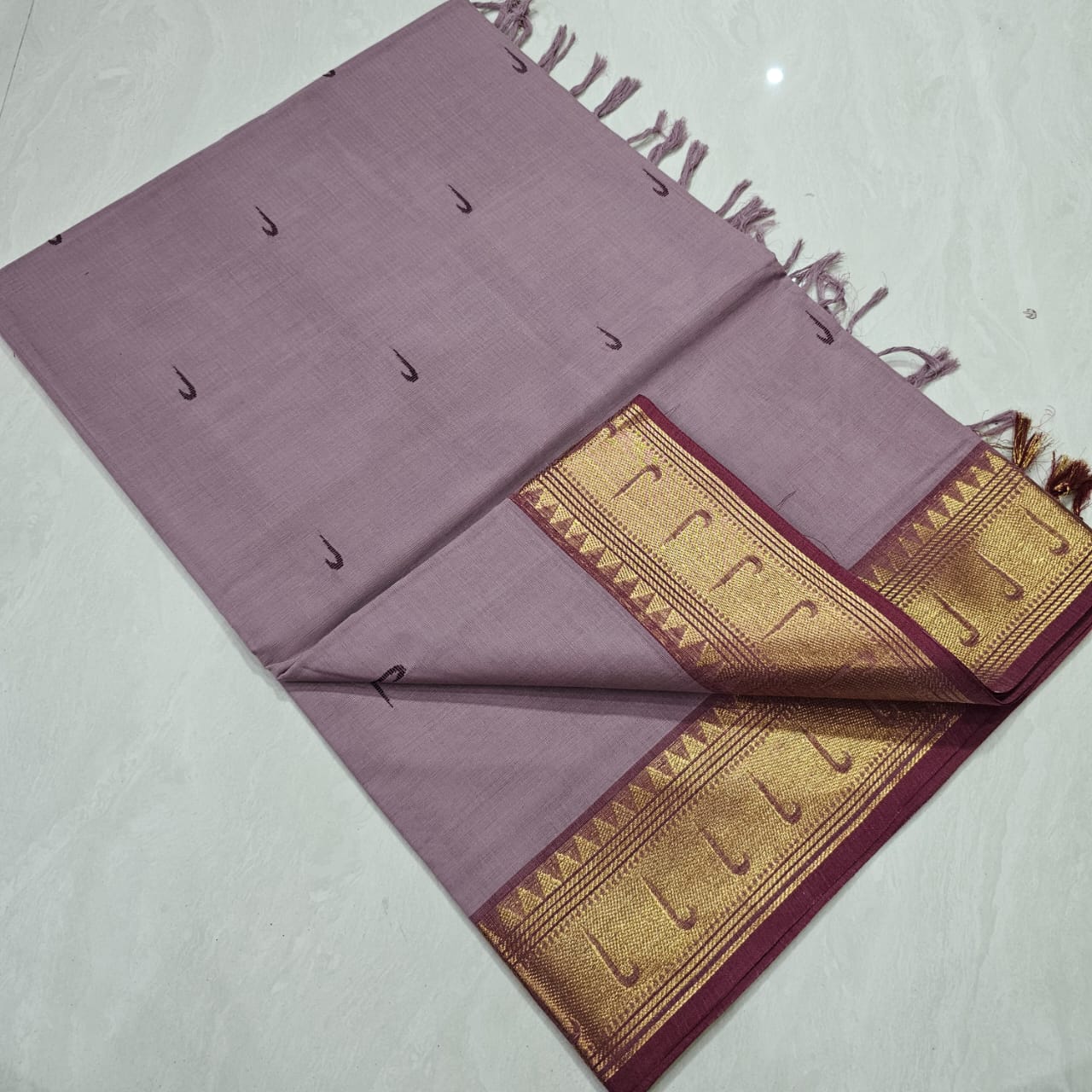 Pure Handloom Kanchi Cotton sarees