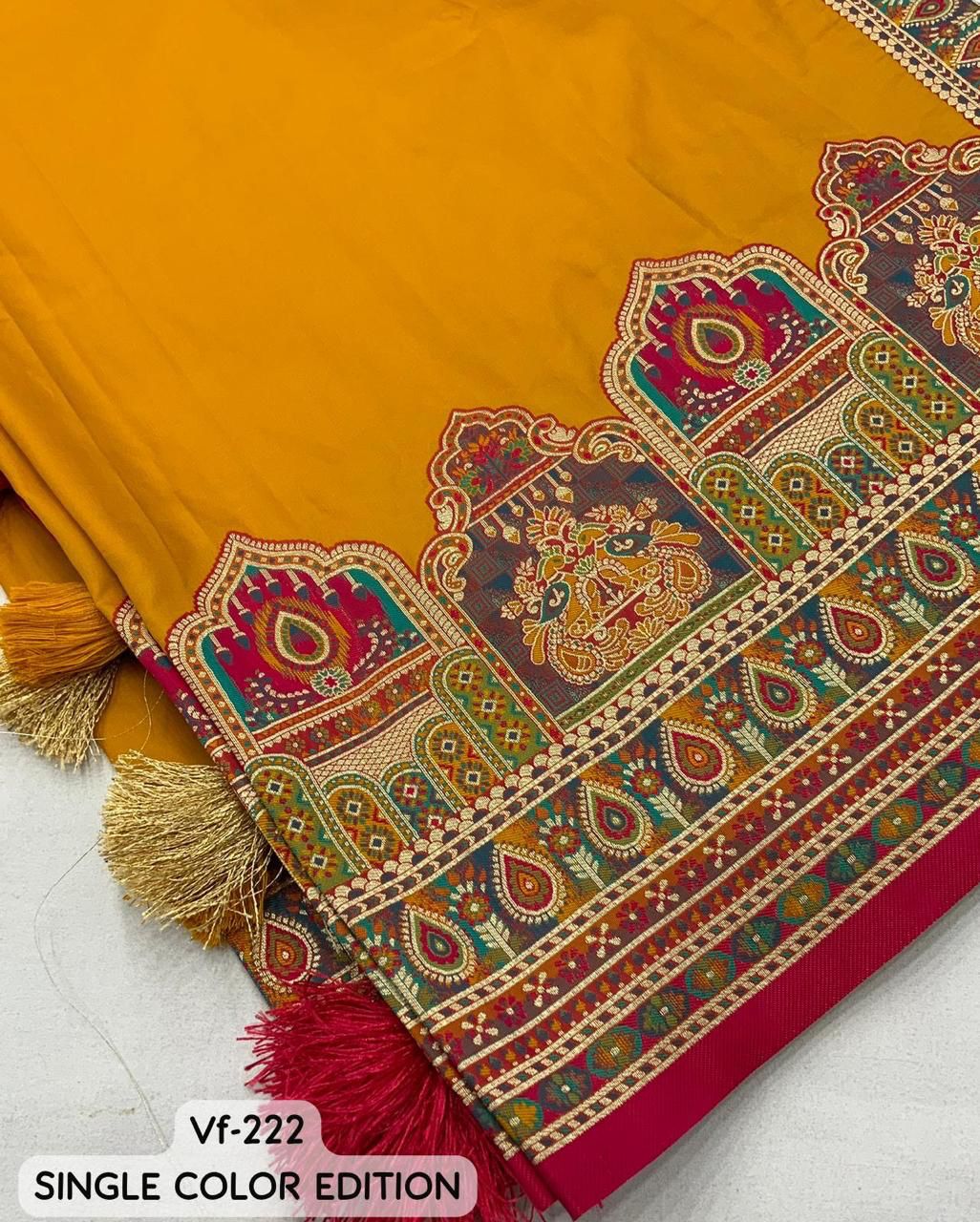 Gala Style Kashmiri Pattern Woven Saree