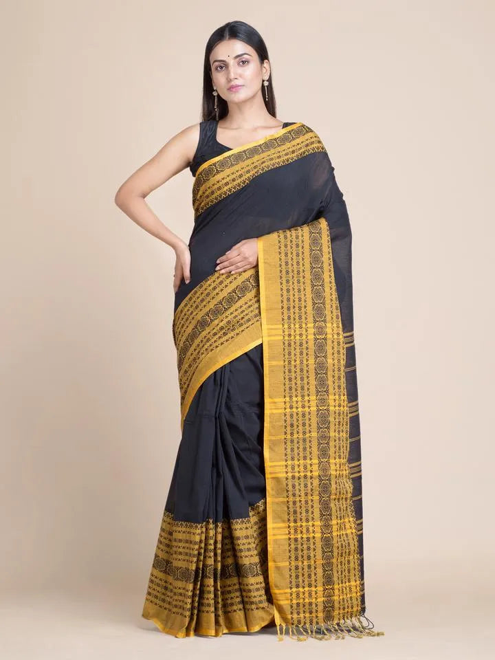 Krishnokoli begumpuri khadhi cotton saree