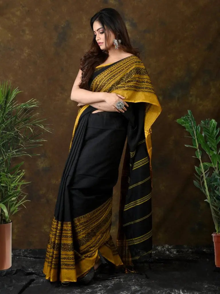 Krishnokoli begumpuri khadhi cotton saree