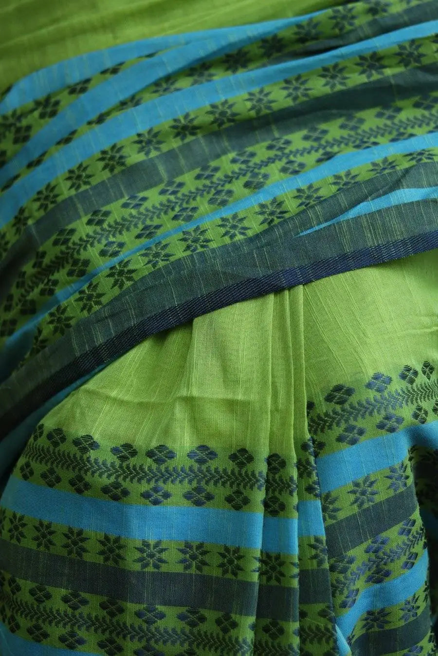 Krishnokoli begumpuri khadhi cotton saree