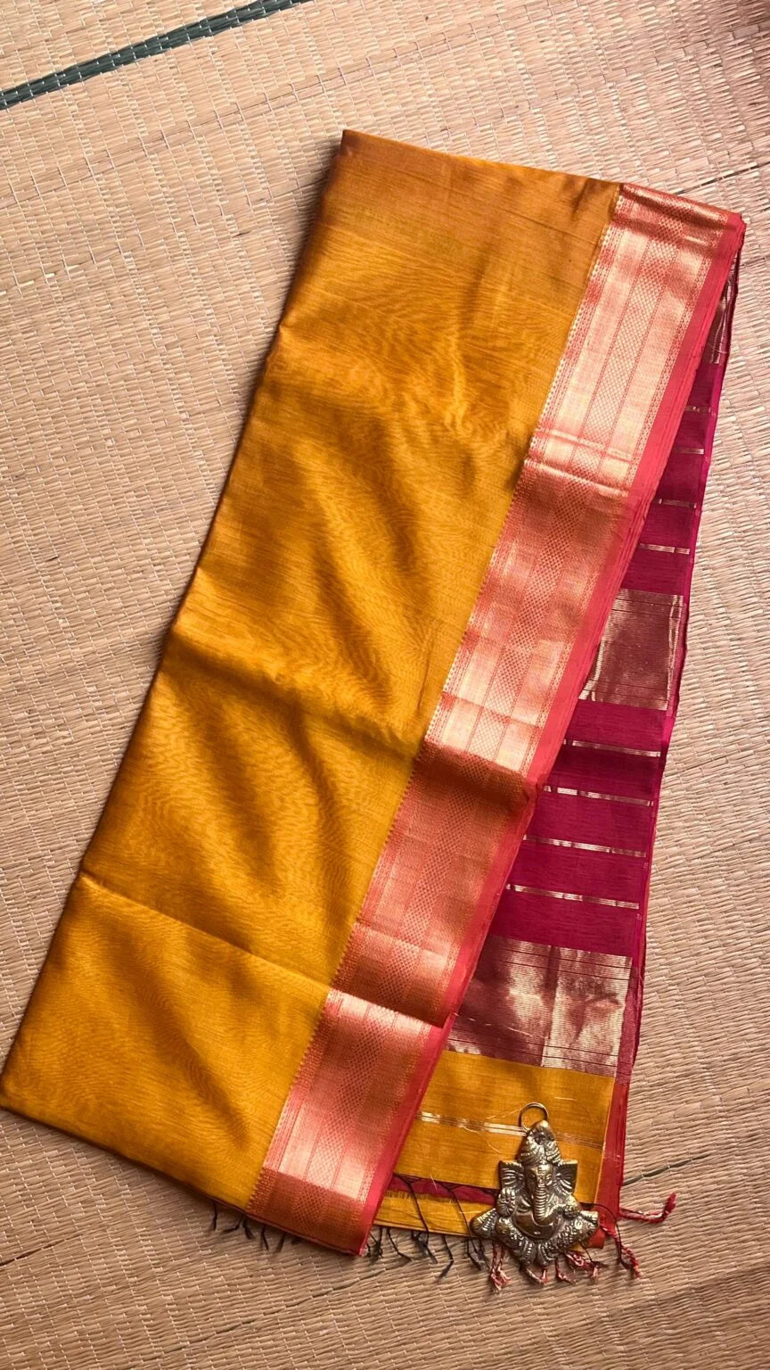 Maheshwari Silk Cotton Saree