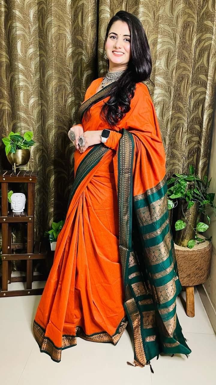 Azhagiye Madurai cotton Silk Saree