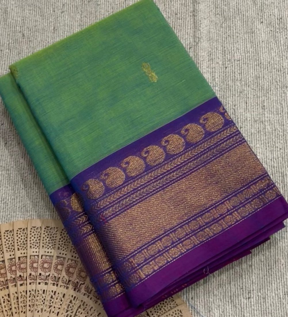 Pure Handloom Kanchi Cotton sarees