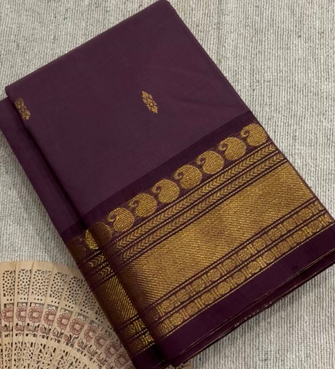 Pure Handloom Kanchi Cotton sarees