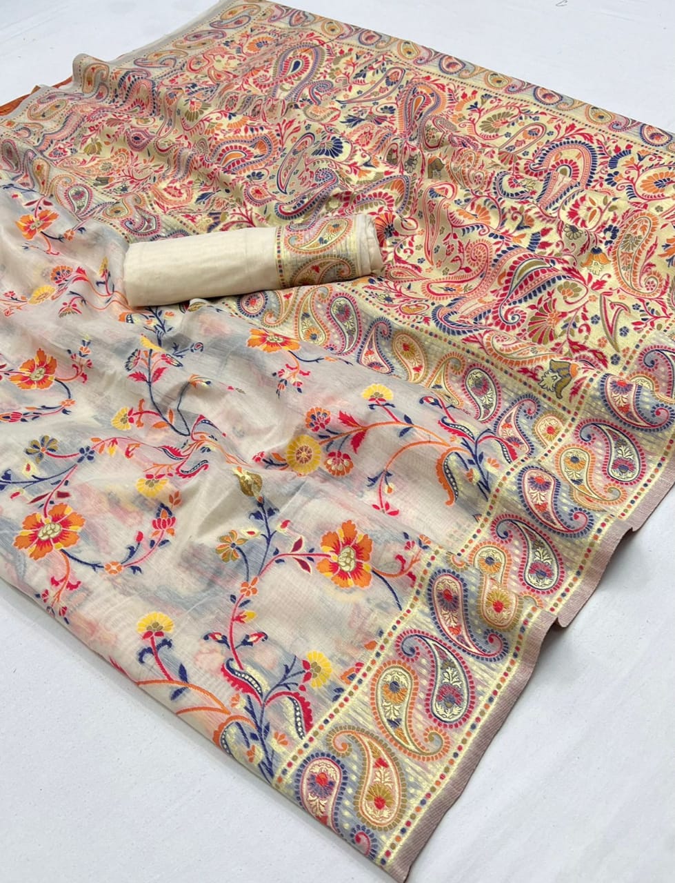 Khaddi Silk Kashmiri Weaving