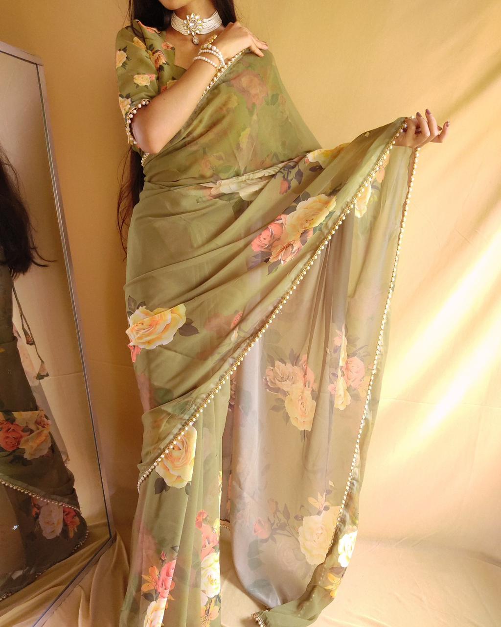 Georgette Saree