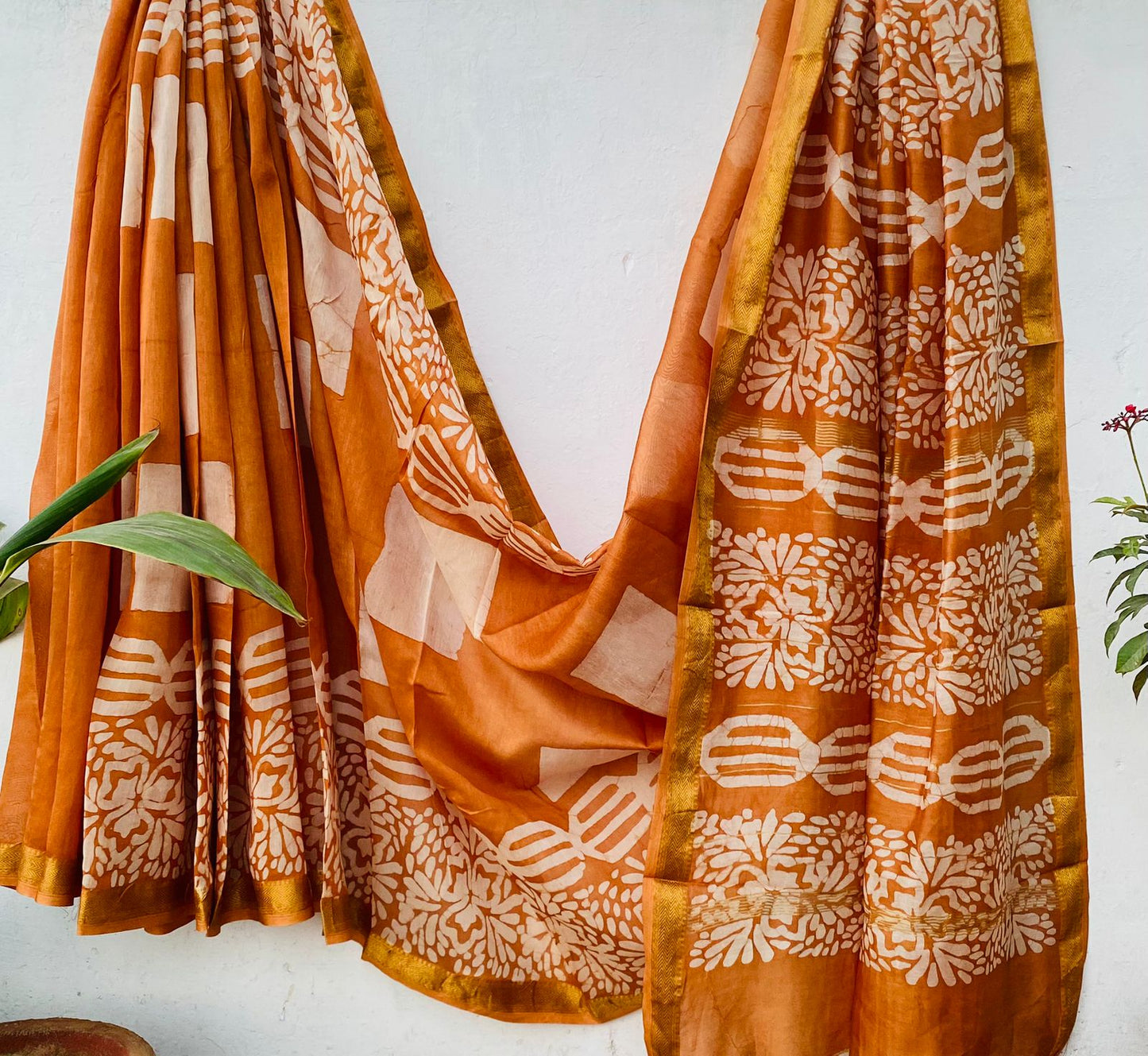 Maheswari Handblock silk sarees