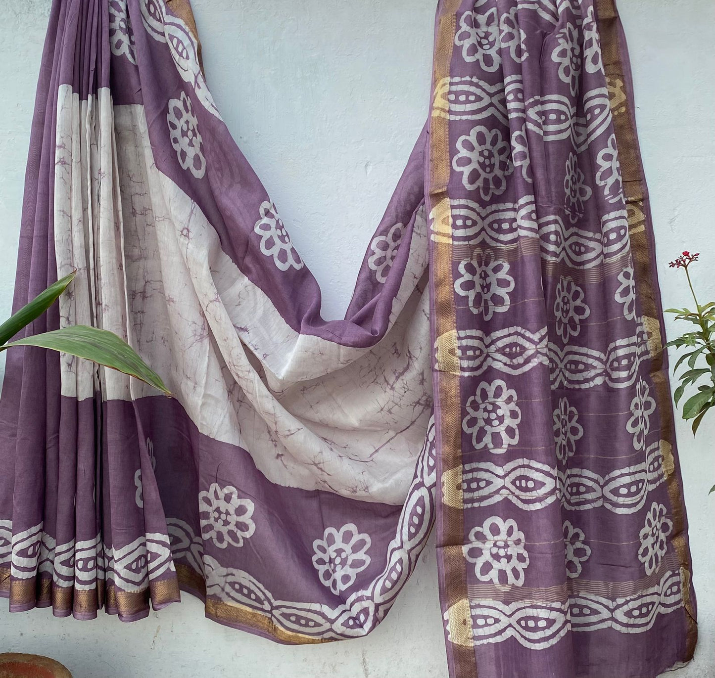 Maheswari Handblock silk sarees