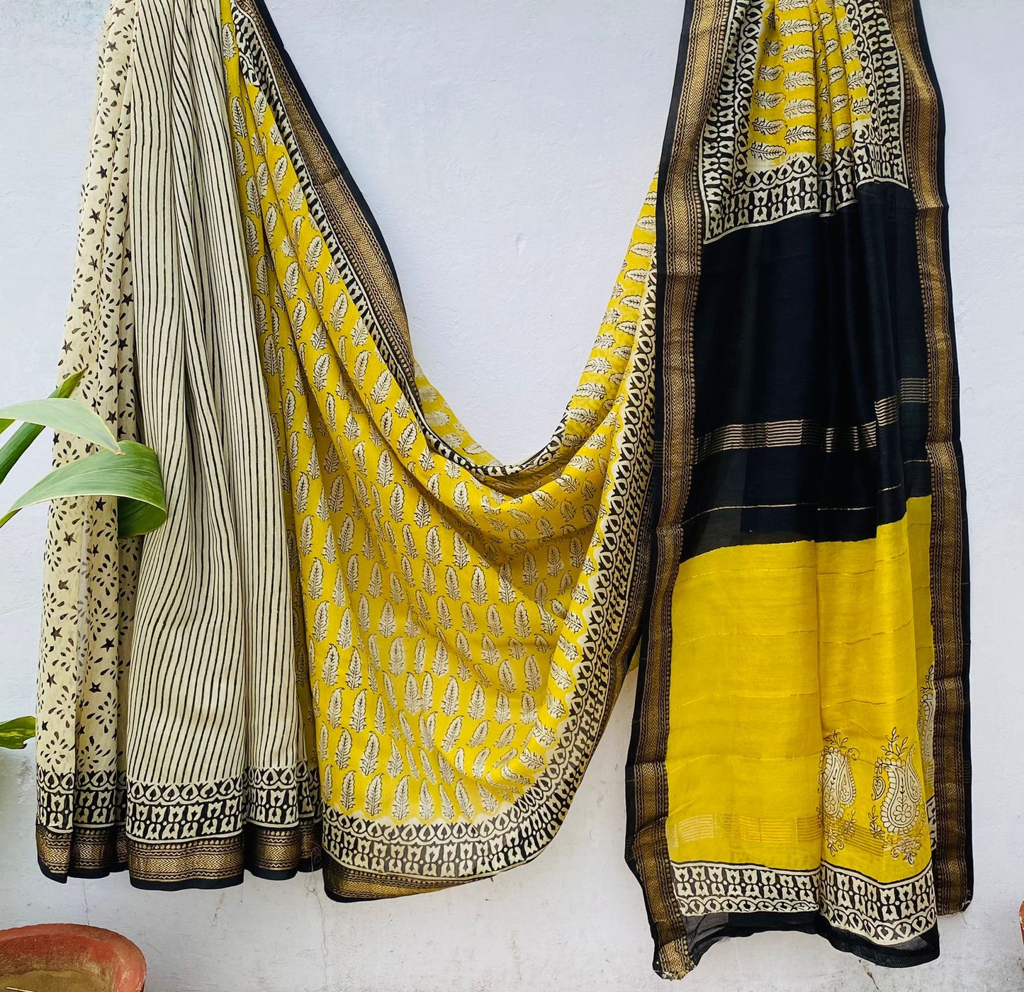 Maheswari Handblock silk sarees