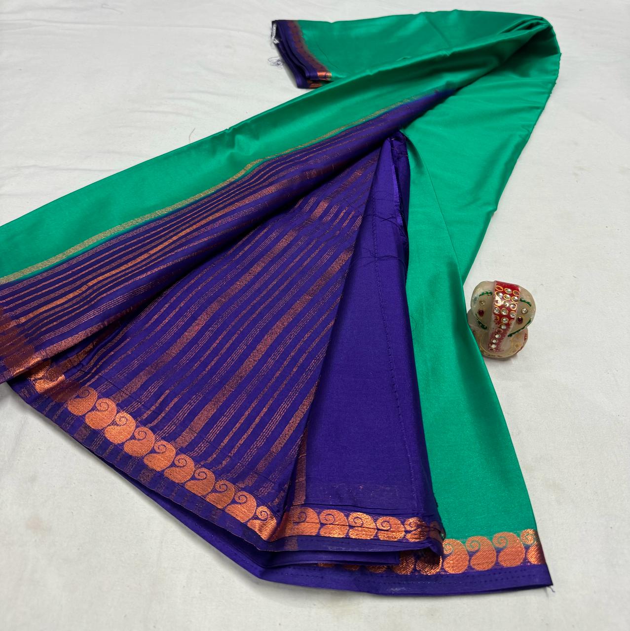 Mysore silk crepe saree