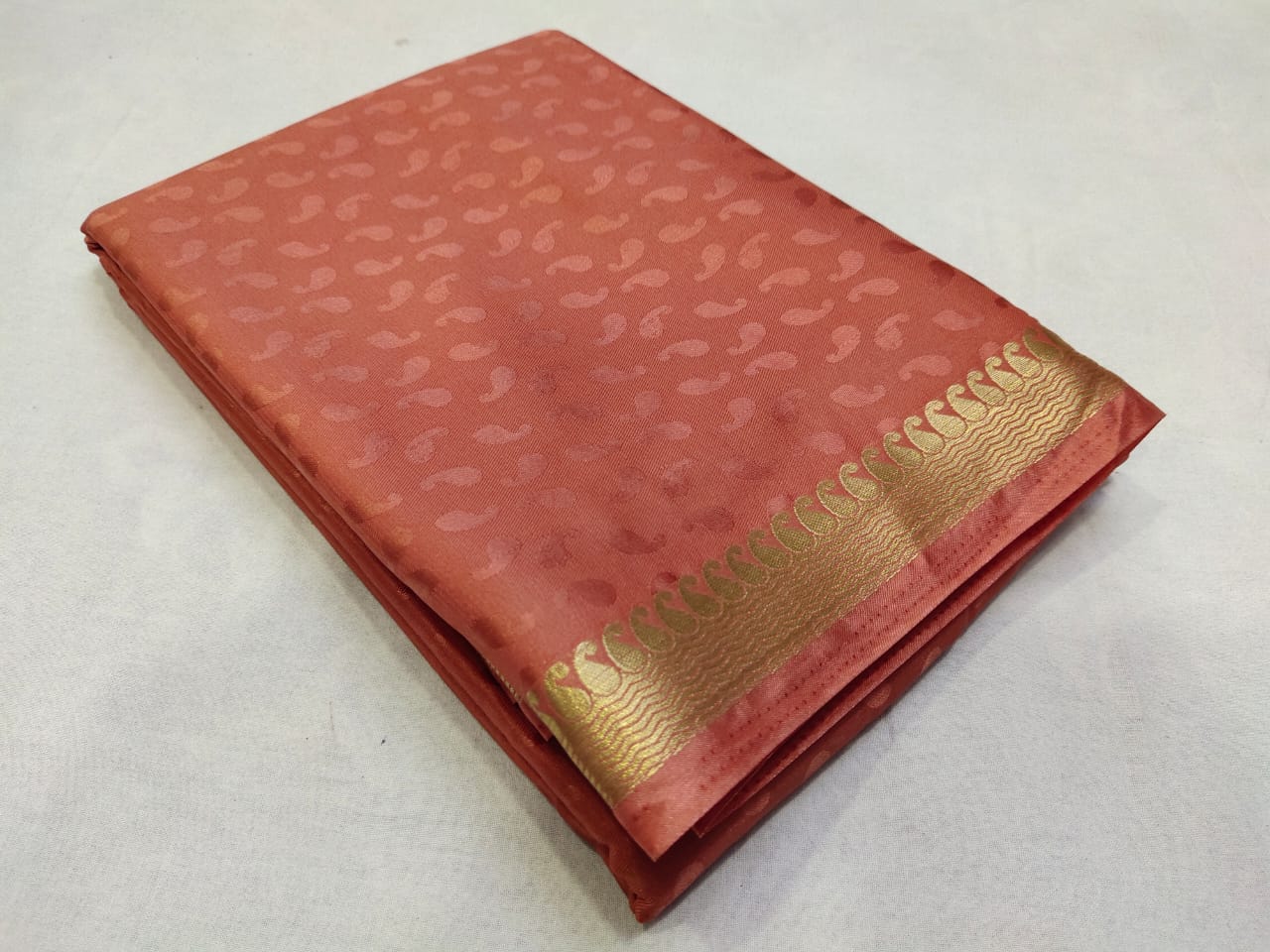 Mysore silk crepe saree