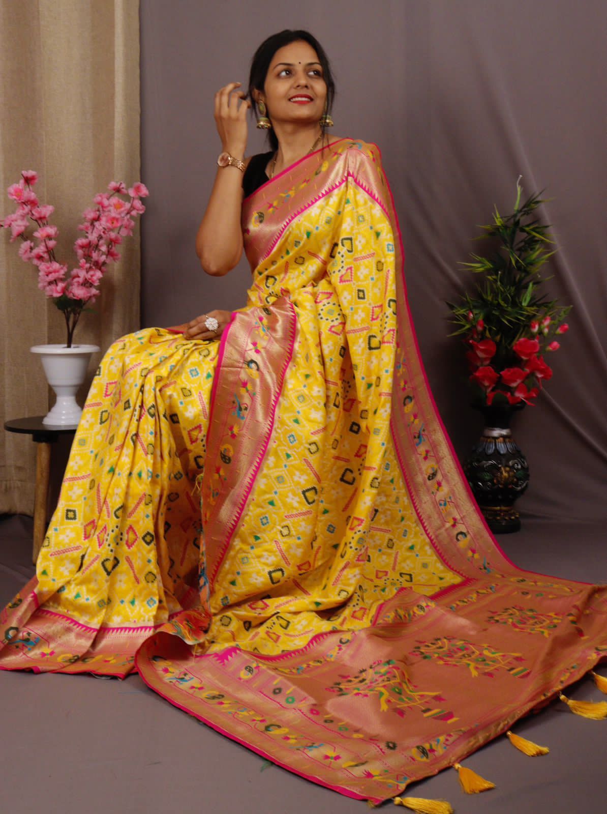 Banarasi Soft Silk Patola Saree