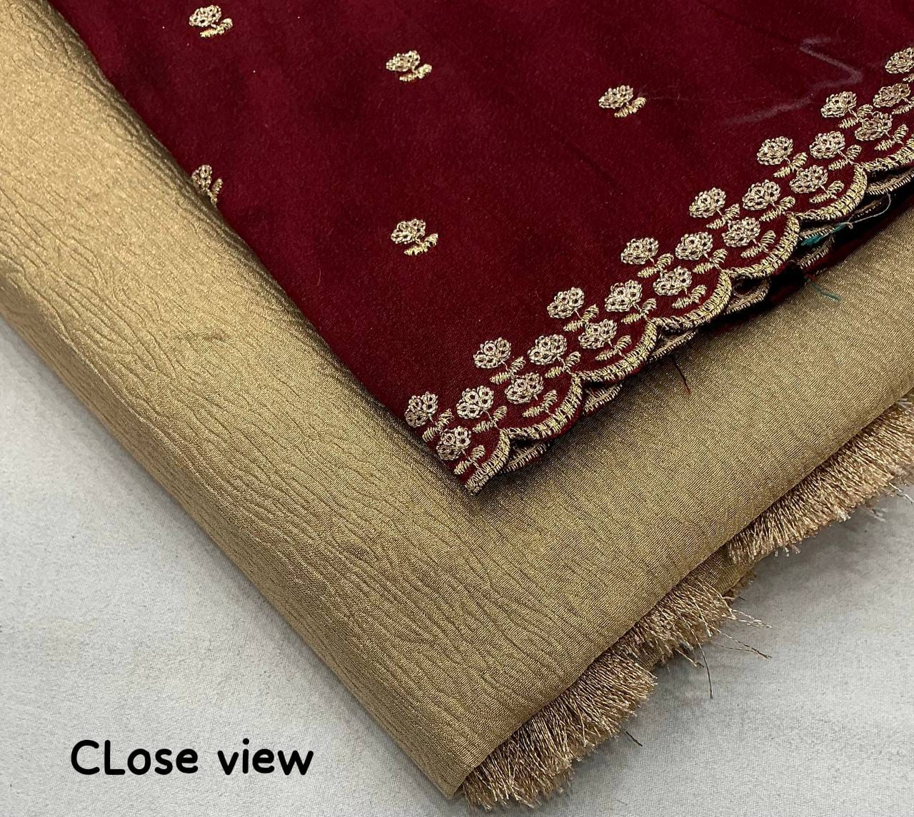 Tissue Banarasi Crush Saree