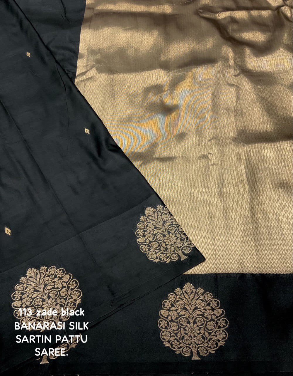 BANARASI SARTIN PATTU SAREE.