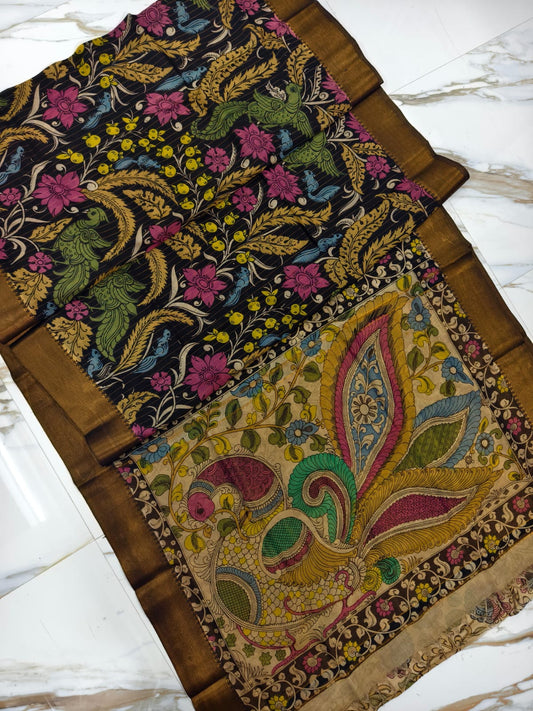 Pen kalamkari Sarees