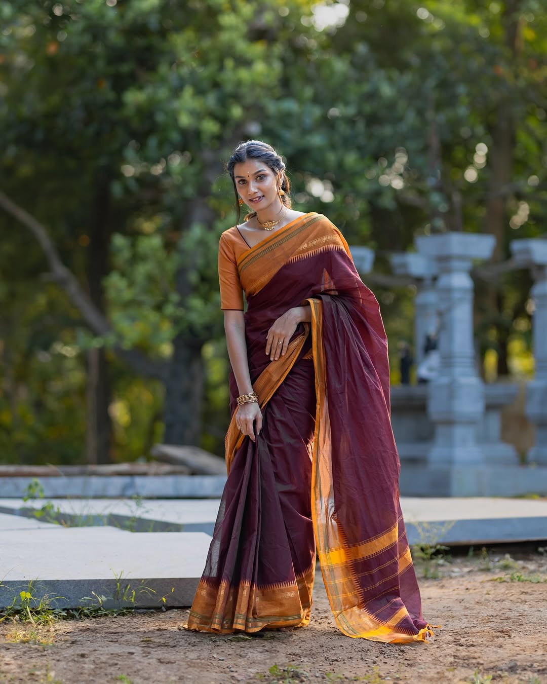 Kanchi Cotton Saree