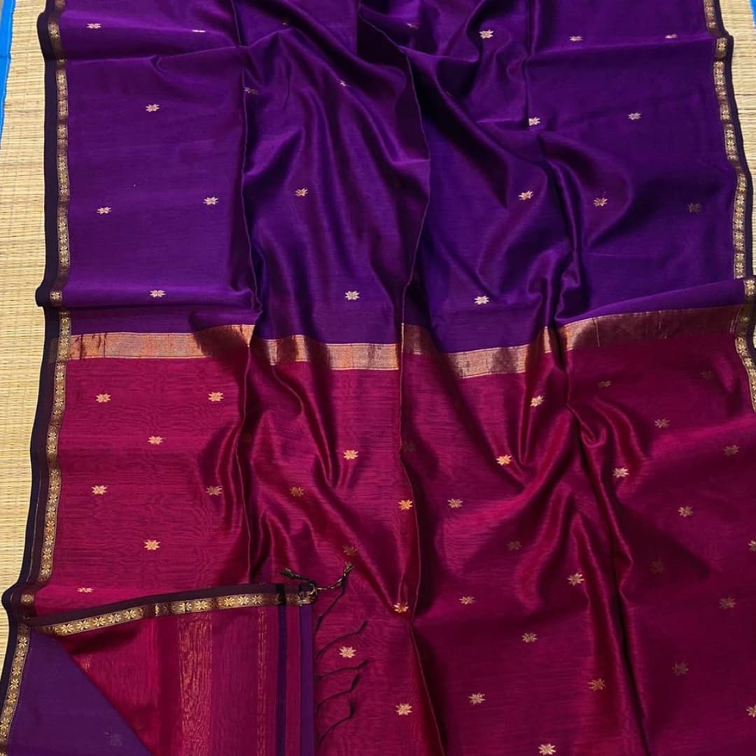 Maheshwari Handloom Silk Saree