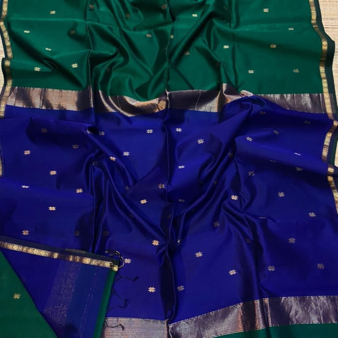 Maheshwari Handloom Silk Saree