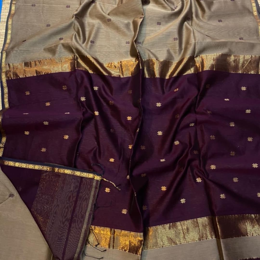 Maheshwari Handloom Silk Saree