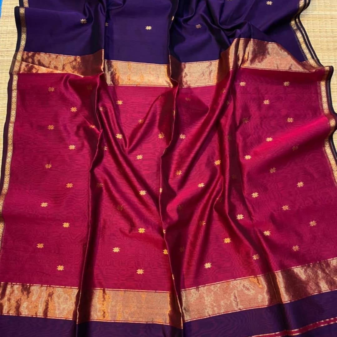 Maheshwari Handloom Silk Saree