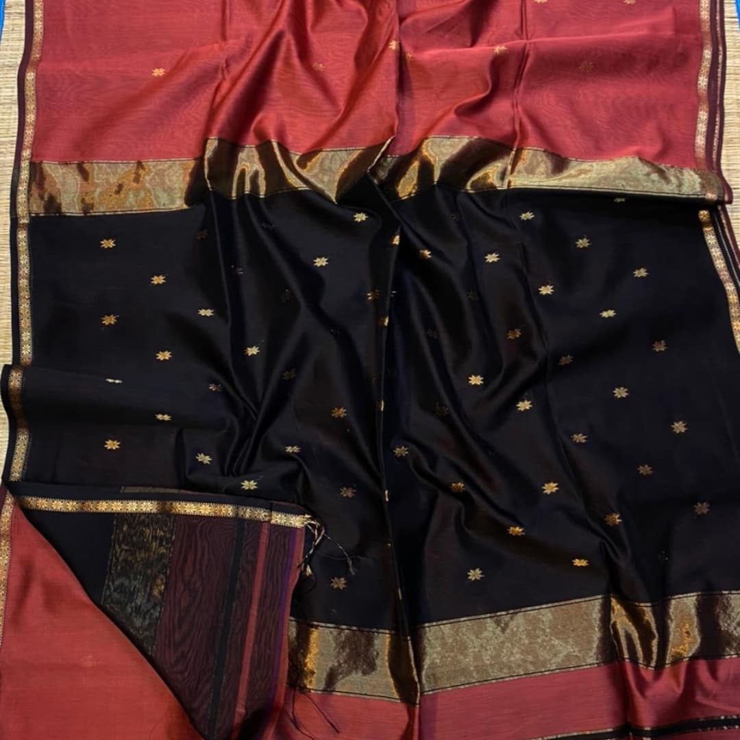 Maheshwari Handloom Silk Saree