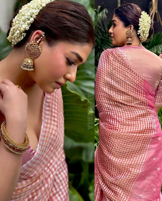 Nayanthara's Inspired Tissue Saree