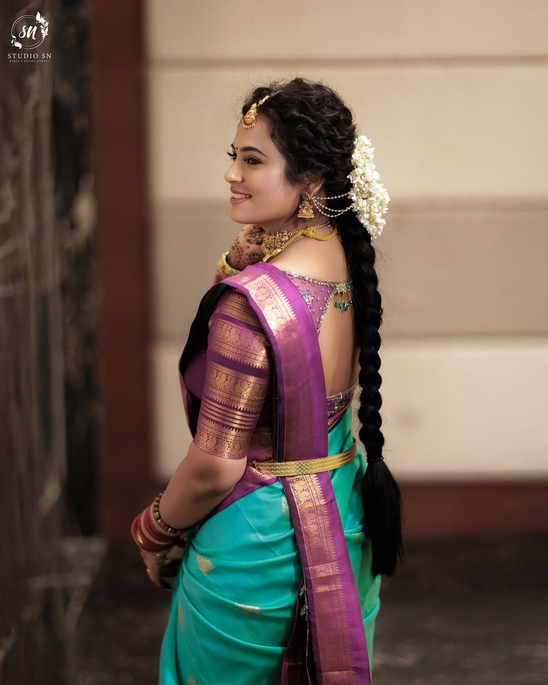 Ramya Pandian Inspired Semi Kanchi Silk Saree