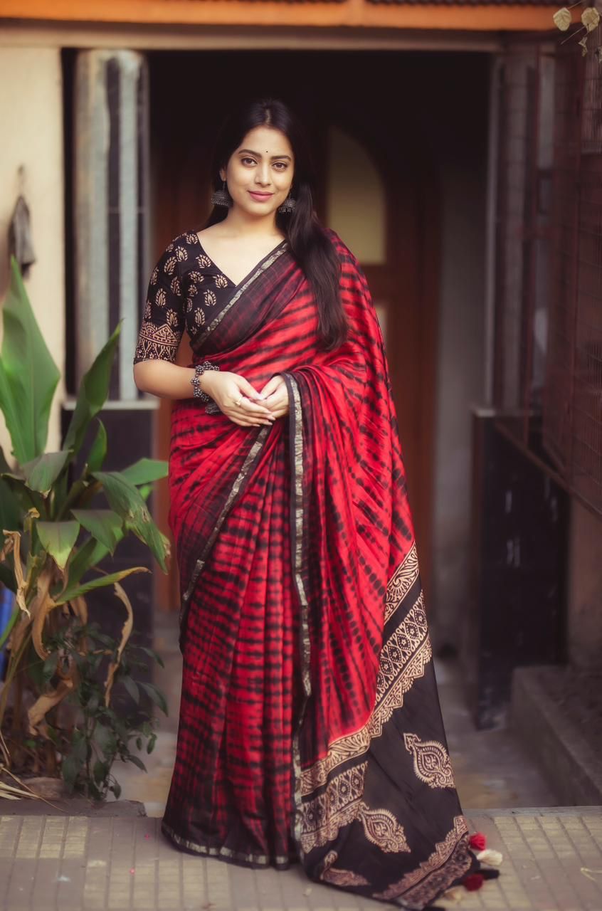 Magic Shibori Saree