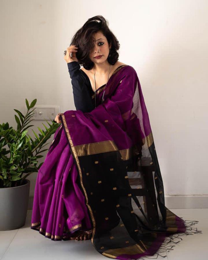 Maheshwari Silk Cotton Saree