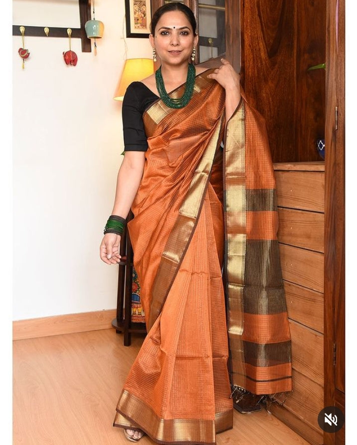 Maheshwari Silk Cotton Saree